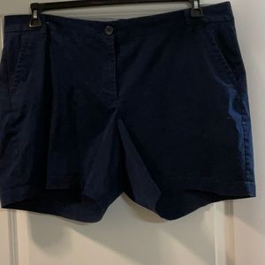 Brand New Crown & Ivy Navy Shorts 20W